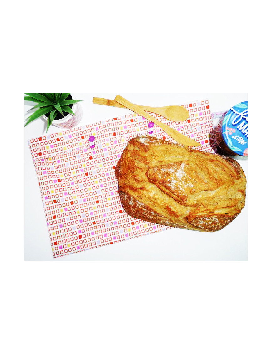 Washable and reusable freezer or storage bag for bread (MAXI +)