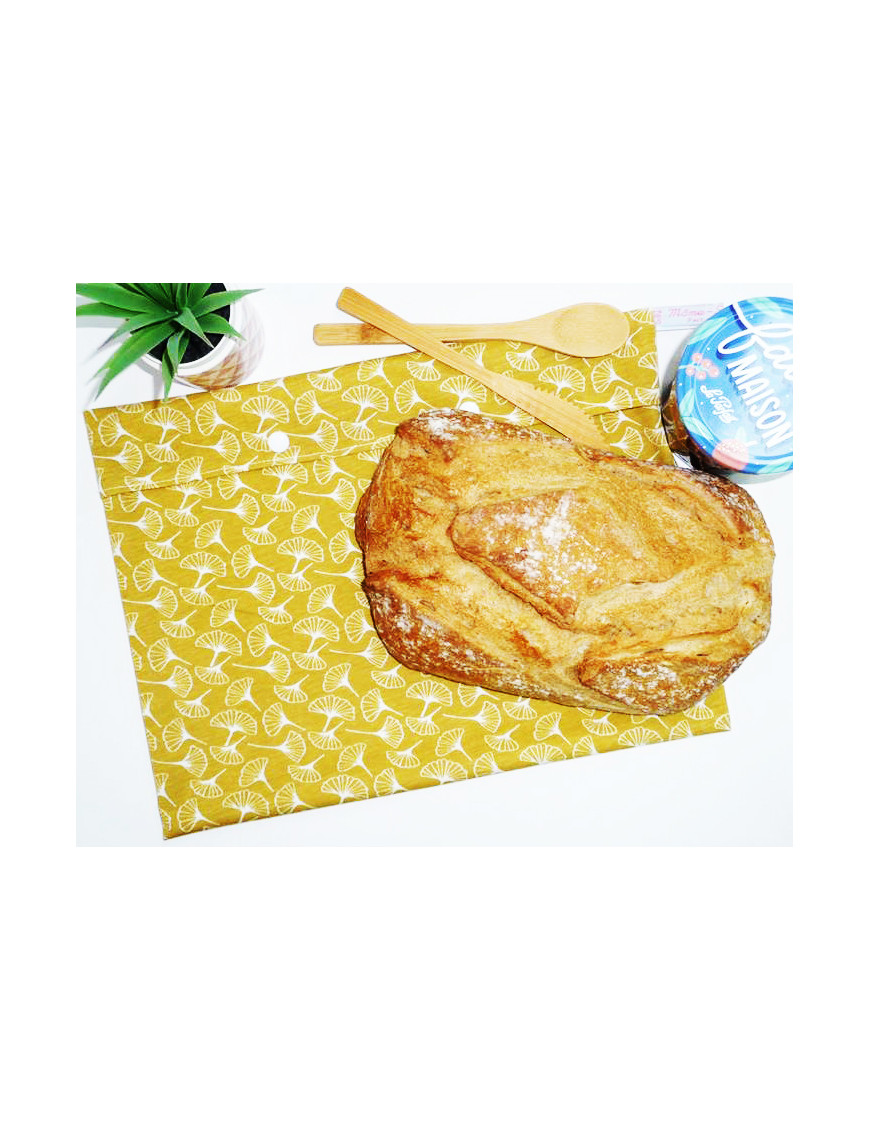Washable and reusable freezer or storage bag for bread (MAXI +)