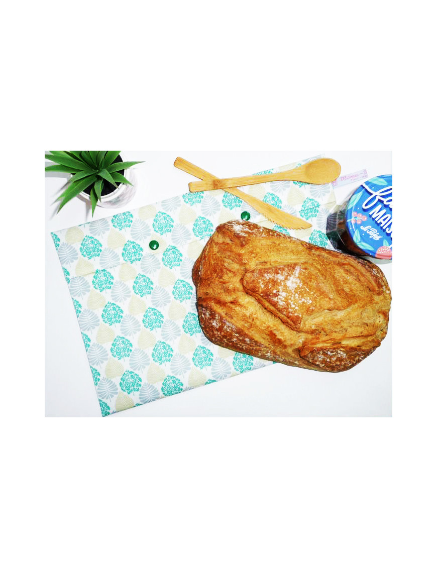 Washable and reusable freezer or storage bag for bread (MAXI +)