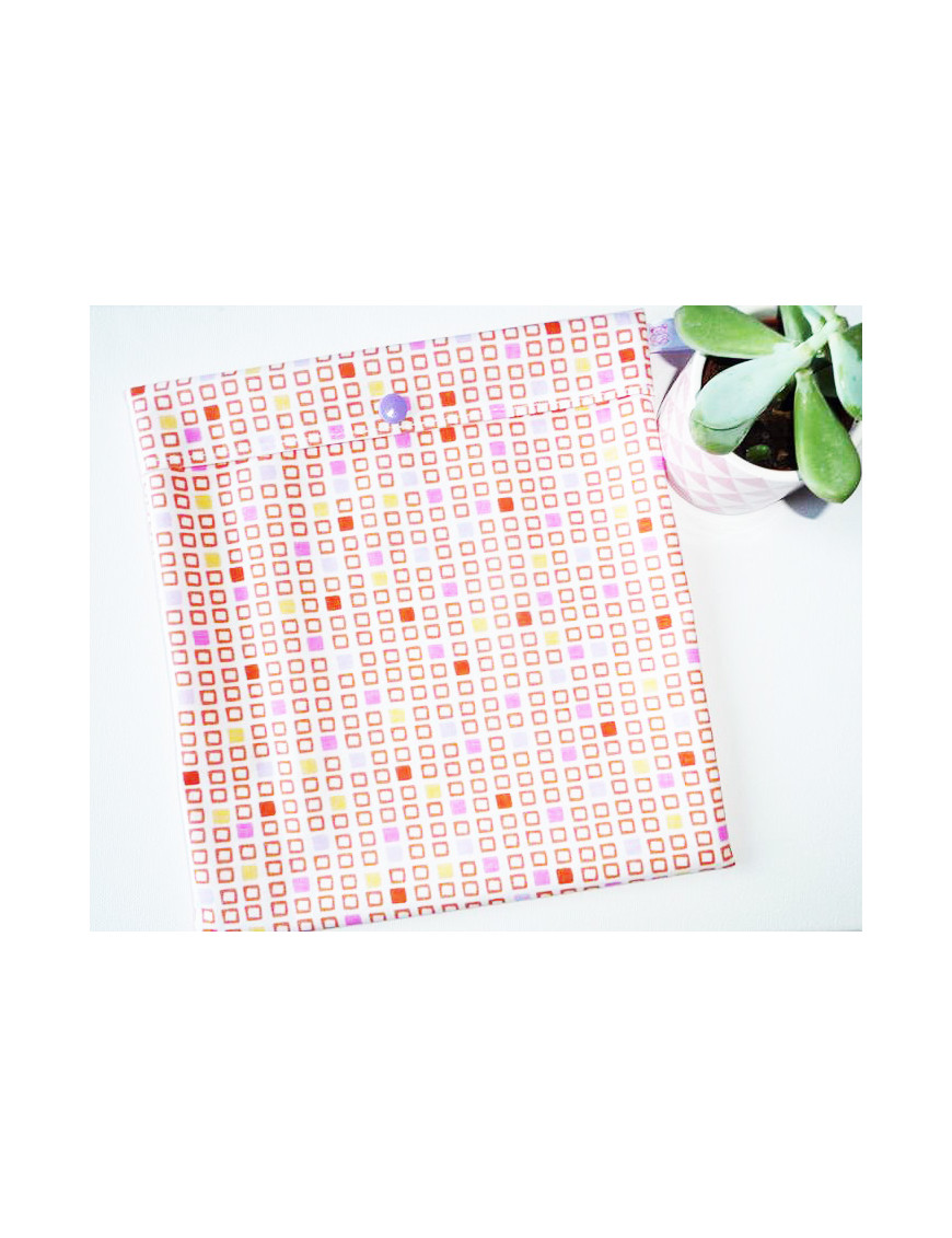 Sac congélation lavable et réutilisable CUBE RETRO (MEDIUM)
