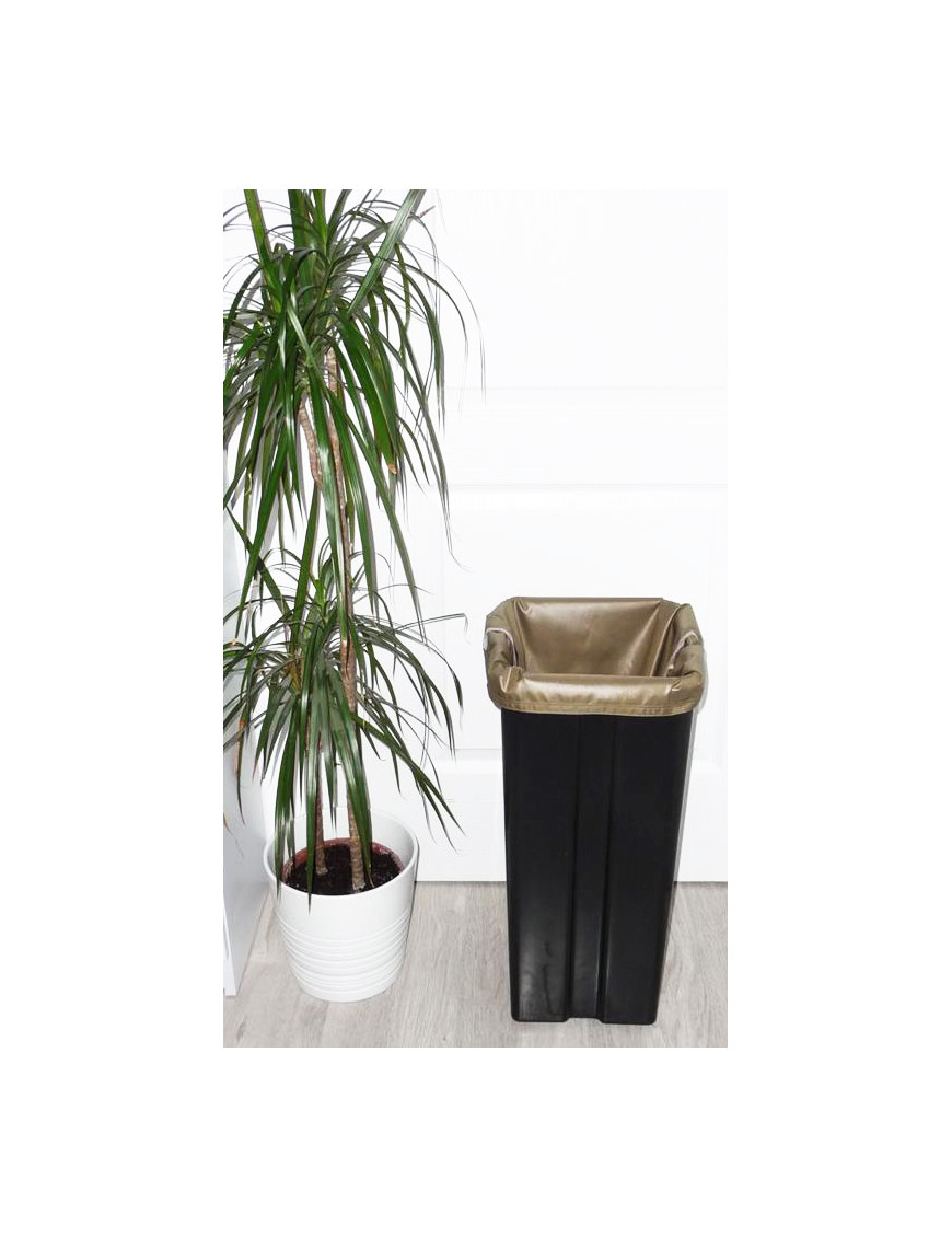 Sac poubelle lavable et réutilisable KAKI (40L)