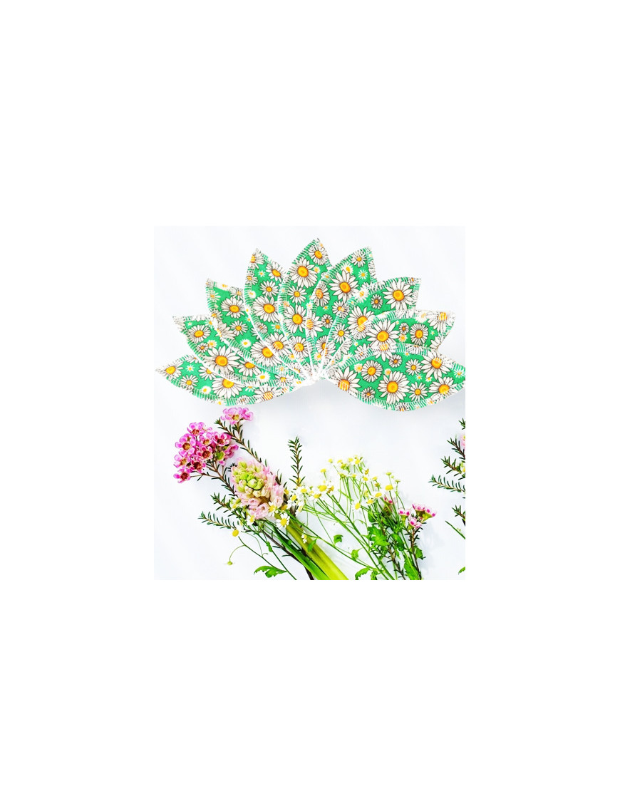 GÄNSEBLÜMCHEN waschbares Interlabial Pad (9er Set) Größe : L