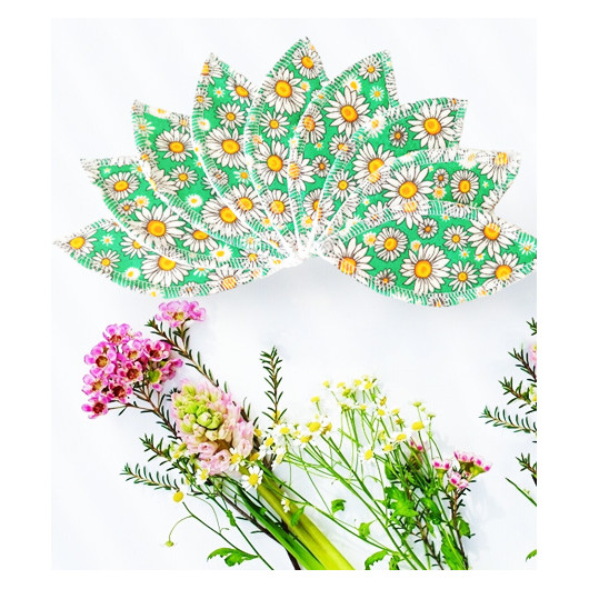 GÄNSEBLÜMCHEN waschbares Interlabial Pad (9er Set) Größe : L