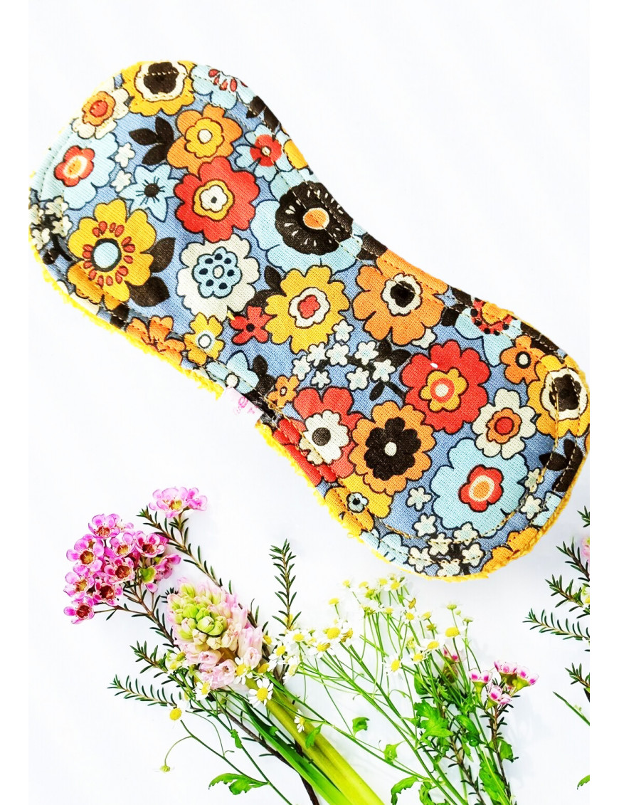 Protège-slip lavable sans ailettes BOHEME (19 cm)