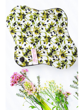 Washable sanitary napkin OLIVES (S)