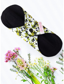 Washable sanitary napkin OLIVES (S)