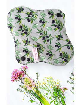 Serviette hygiénique lavable OLIVES (S)