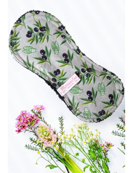 Waschbare Slipeinlage ohne Verschluss - OLIVEN (19 cm)