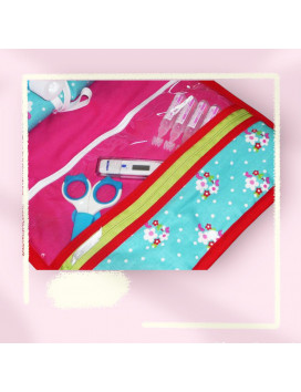 Bolso cambiador + mat - FLOR