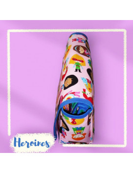 Luiertas + aankleedkussen + knuffel - KLEINE HELDEN