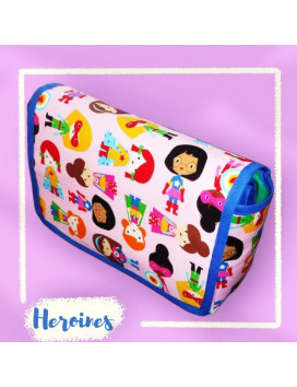Borsa per pannolini + fasciatoio + Lange coperta - EROINE PICCOLE