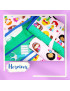 Sac à langer + matelas de change + lange doudou - LES PETITES HEROINES