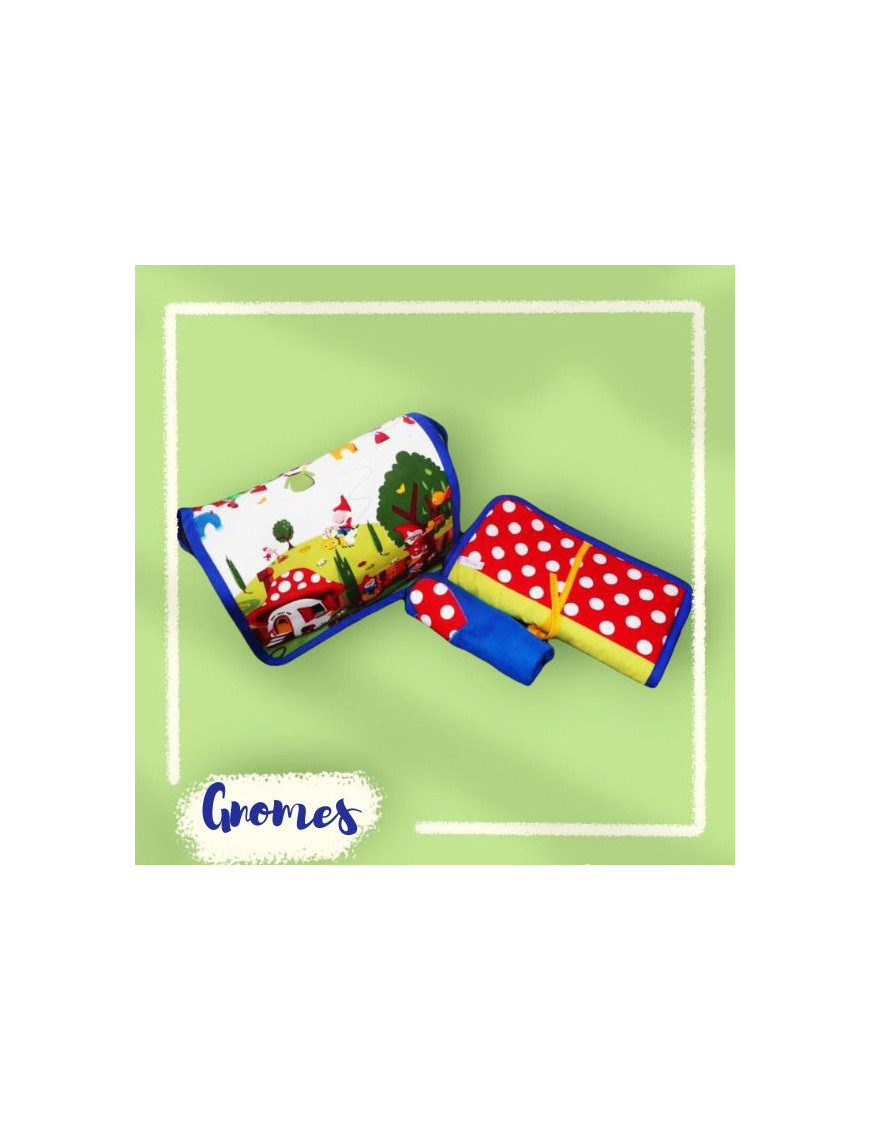 Wickeltasche + Matratze + Baby gewickelt Decke - die Gnomen