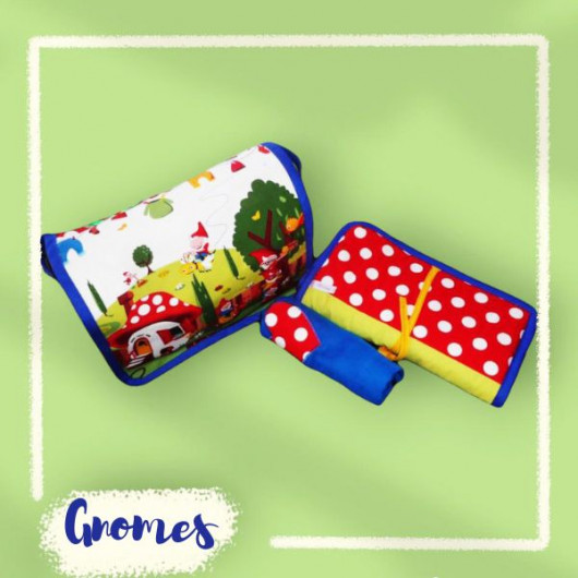 Changing bag + change mattress + baby blanket - LES GNOMES