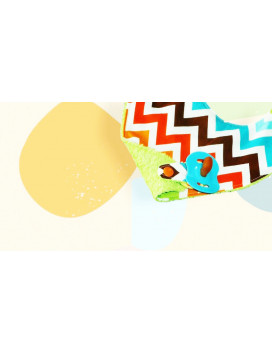 Latz tie Zitzen sponge - CHEVRON