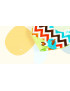 Latz tie Zitzen sponge - CHEVRON