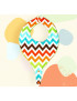Latz tie Zitzen sponge - CHEVRON