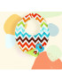 Latz tie Zitzen sponge - CHEVRON