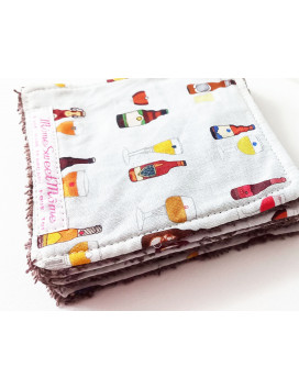 Grandi alviette lavabili BIRRE BELGA (set di 5)