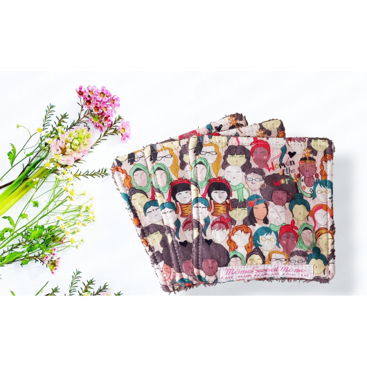 Grandes toallitas lavables WOMEN OF THE WORLD (juego de 3) Grandes toallitas lavables WOMEN OF THE WORLD (juego de 3)