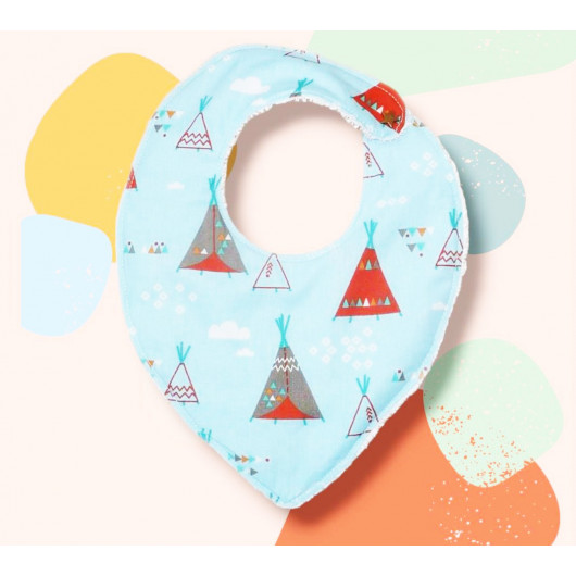 Bavoir bandana - TIPI INDIEN Bavoir bandana - TIPI INDIEN