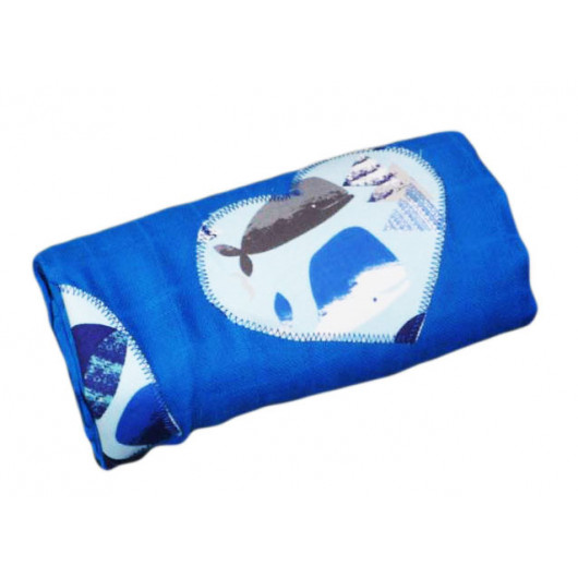 Doudou lange gaze - LES BALEINES Doudou lange gaze - LES BALEINES