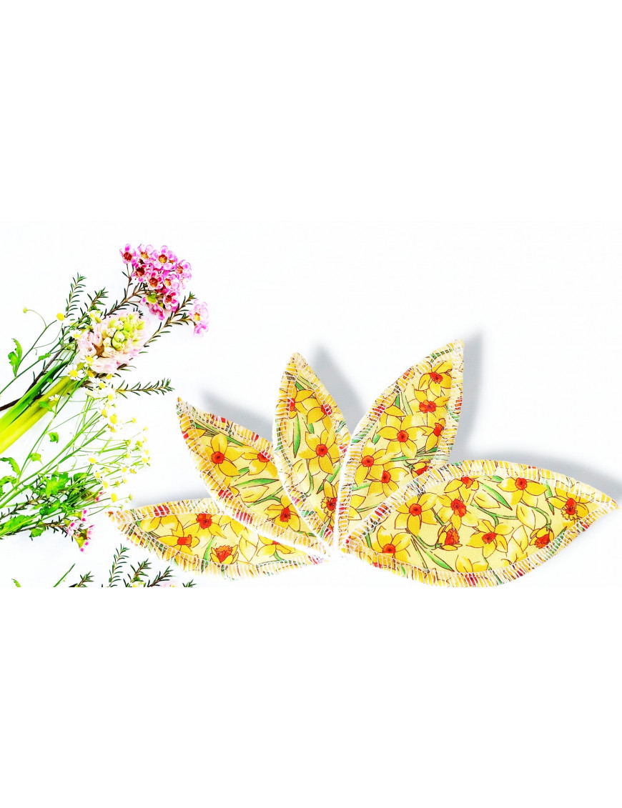 DAFFODILS washable interlabial pad (pack of 5) Size : S-M-L