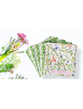 Grandes lingettes lavables LIPARI (lot de 8)
