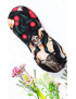 Lot 5 serviettes hygiéniques lavables sans ailettes LAS ELEGANTES CATRINA (S)