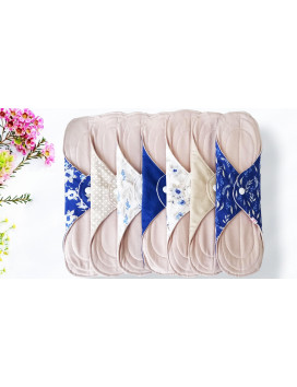 Confezione da 7 assorbenti lavabili ROSE-LIN (XL/NIGHT)