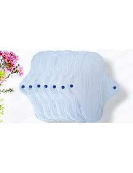 Pack of 7 MONA washable sanitary towels (XL / NIGHT)