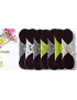Set van 7 PAARDEBLOEM wasbare maandverbanden (XL / NIGHT)