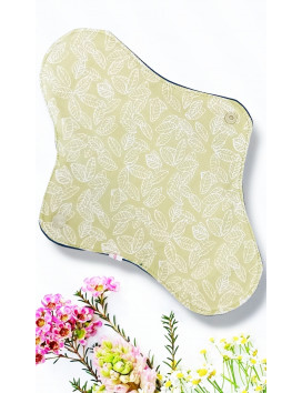 Packung mit 7 waschbaren Damenbinden GINKGO (XL / NACHT)