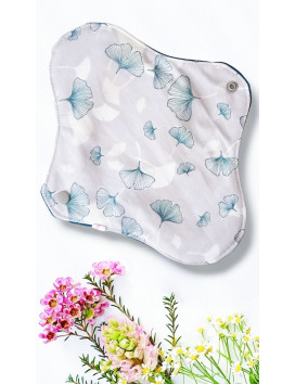 Packung mit 7 waschbaren Damenbinden GINGKO (M)