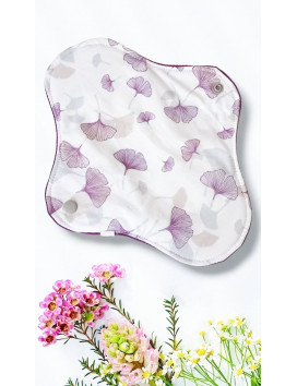 Packung mit 7 waschbaren Damenbinden GINGKO (M)
