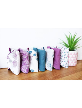 Packung mit 7 waschbaren Damenbinden GINGKO (M)