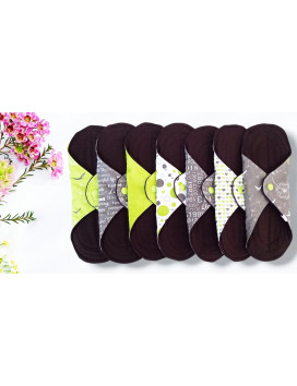 Pack of 7 washable sanitary napkins DANDELION (M)