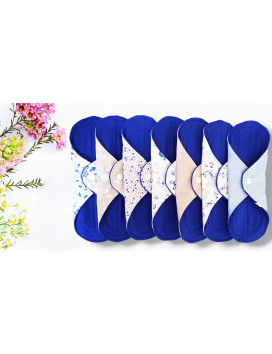 Packung mit 7 waschbaren Damenbinden LAND (M)