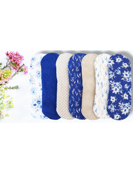 Packung mit 7 waschbaren Damenbinden ROSE-LIN (M)