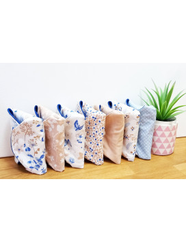Pack of 7 COUNTRY washable sanitary napkins (XL / NIGHT)