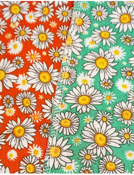 Waschbare und wiederverwendbare Baumwolltaschentücher - GÄNSEBLÜMCHEN