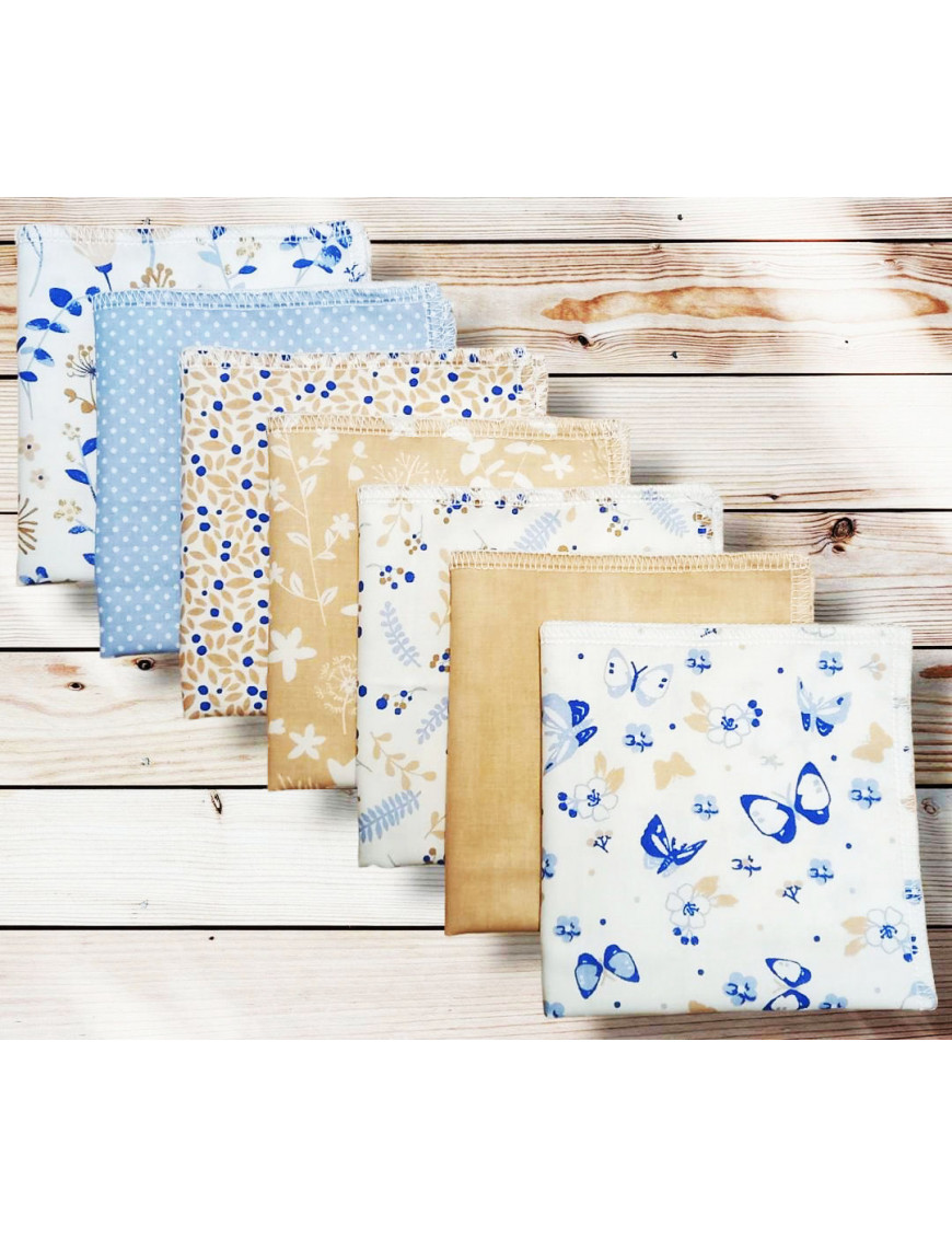 Pañuelos de algodón lavables y reutilizables - PAÍS