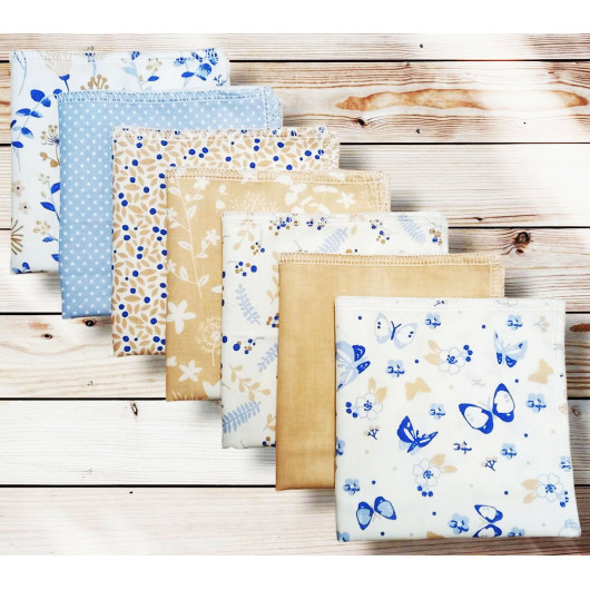 Washable and reusable cotton handkerchiefs - COUNTRY Washable and reusable cotton handkerchiefs - COUNTRY