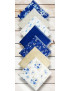 Washable and reusable cotton handkerchiefs - ROSE-LIN