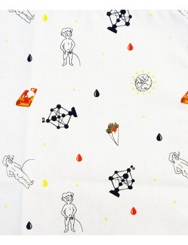 Washable and reusable cotton handkerchiefs - BELGIAN FOLKLORE