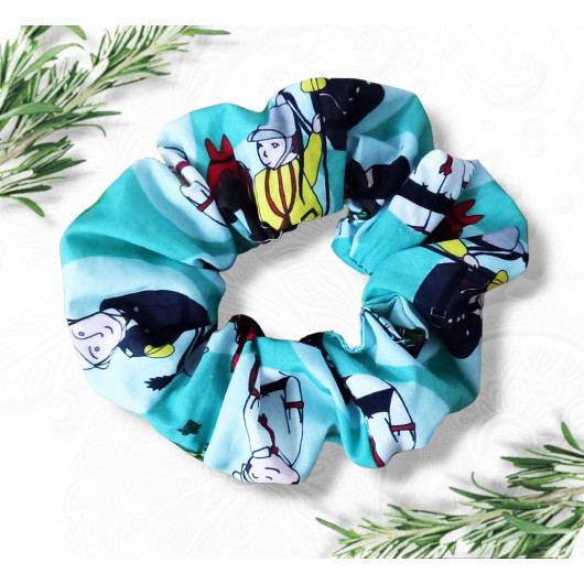 Großer Scrunchie-Liebling – BELGISCHE FOLKLOREN Großer Scrunchie-Liebling – BELGISCHE FOLKLOREN