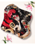 Pack 2 waschbare Damenbinden LAS ELEGANTES - CATRINAS (M)