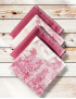 Washable and reusable cotton handkerchiefs - TOILE DE JOUY