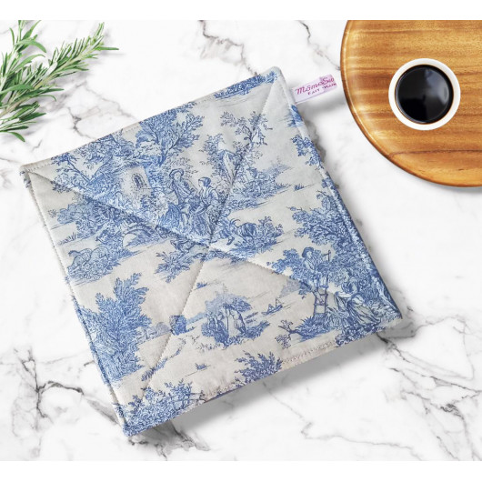 Handschuh und Kochplatte – TOILE DE JOUY Handschuh und Kochplatte – TOILE DE JOUY