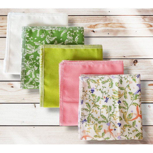 Fazzoletti di cotone lavabili e riutilizzabili - LIPARI Fazzoletti di cotone lavabili e riutilizzabili - LIPARI